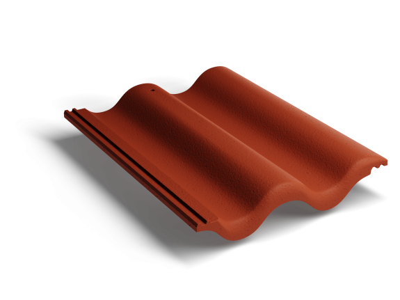 Цементно-песчаная черепица Kriastak Classic Красный