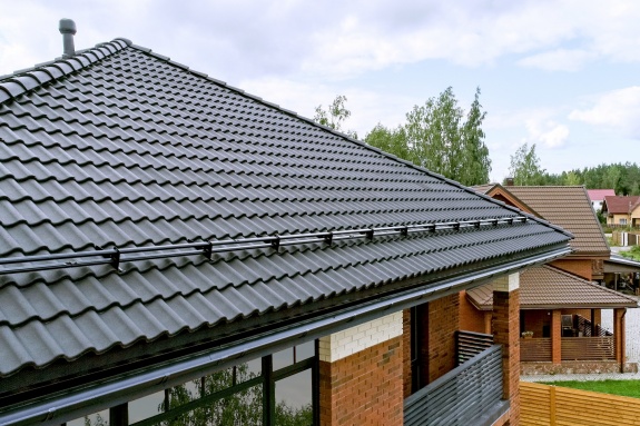 Цементно-песчаная черепица Kriastak Серый Antik