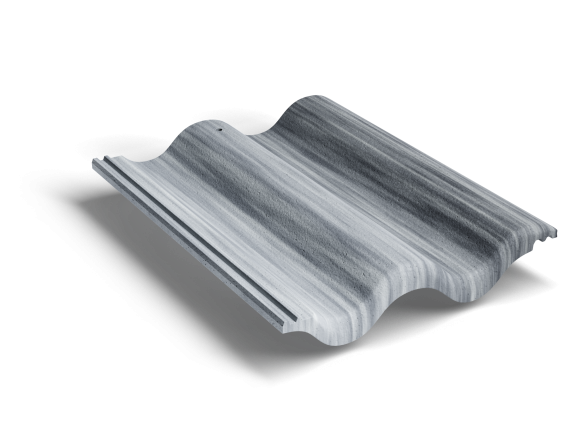 Цементно-песчаная черепица Kriastak Серый Antik