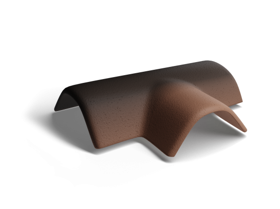 Т-образная черепица Kriastak Antik Коричневый