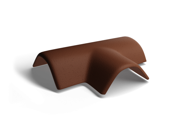 Т-образная черепица Kriastak Classic Коричневый