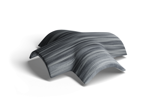 Х-образная черепица Kriastak Antik Серый