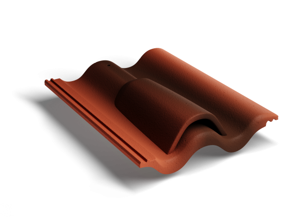 Вентиляционная черепица Kriastak Antik Кирпично-Красный