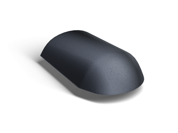 Начальная хребтовая черепица Kriastak Antik Графит