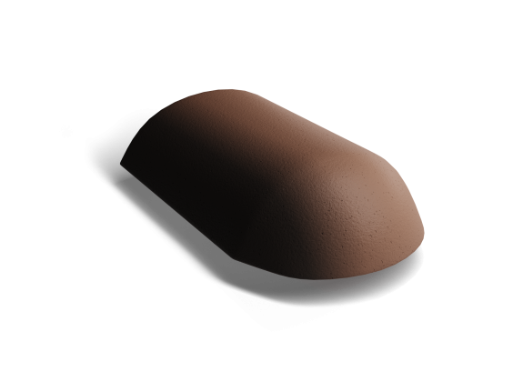 Начальная хребтовая черепица Kriastak Antik Коричневый