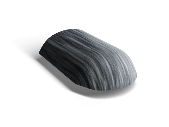 Начальная хребтовая черепица Kriastak Antik Серый