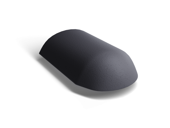 Начальная хребтовая черепица Kriastak Classic Графит