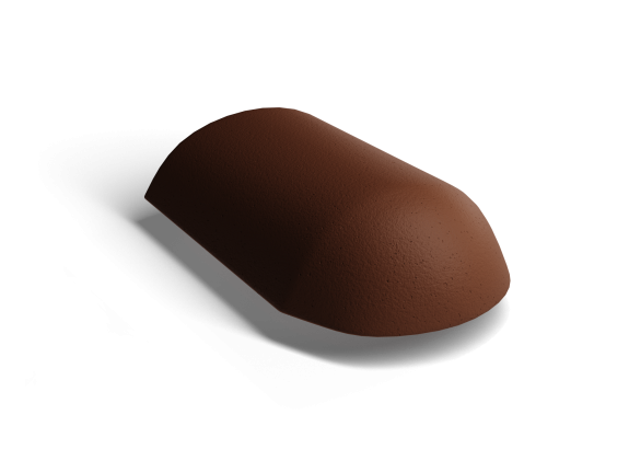 Начальная хребтовая черепица Kriastak Classic Коричневый