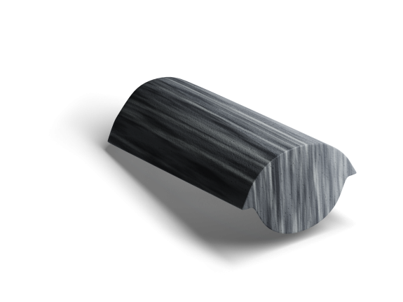 Конечная коньковая черепица Kriastak Antik Серый