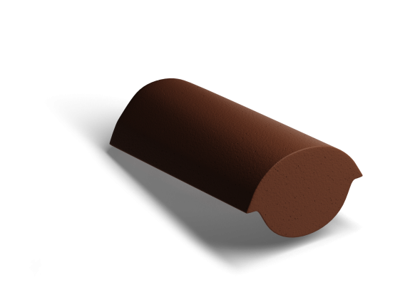 Конечная коньковая черепица Kriastak Classic Коричневый