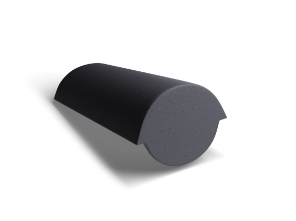 Начальная коньковая черепица Kriastak Classic Графит