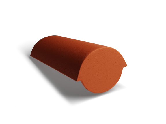 Начальная коньковая черепица Kriastak Classic Кирпично-Красный