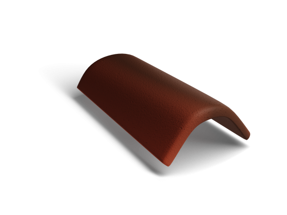 Коньковая черепица Kriastak Antik Кирпично-Красный