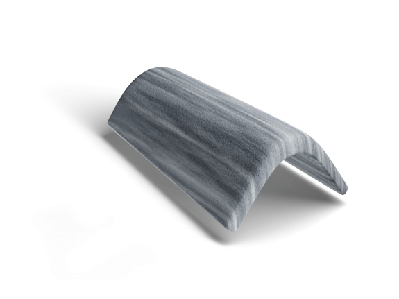 Торцевая черепица Kriastak Antik Серый