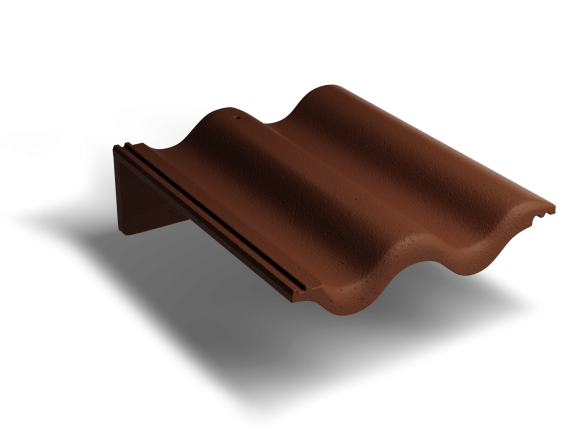 Пультовая черепица Kriastak Classic Коричневый