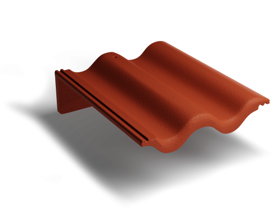 Пультовая черепица Kriastak Classic Красный