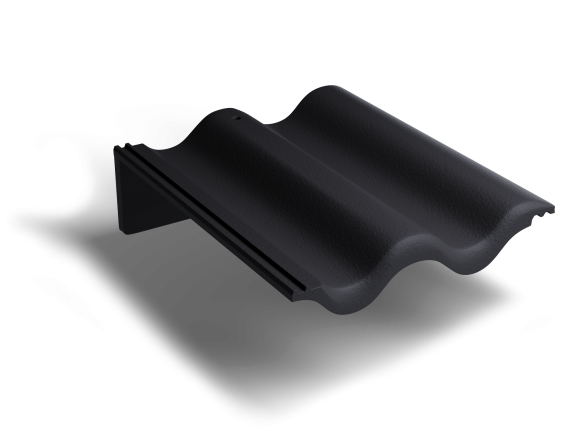 Пультовая черепица Kriastak Classic Черный