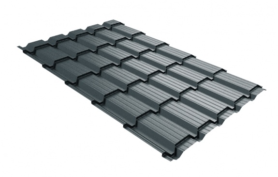 Металлочерепица квадро профи Grand Line 0,5 Rooftop Matte RAL 7016