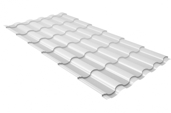 Металлочерепица кредо 0,45 PE RAL 6019 бело-зеленый