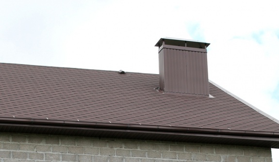 Гибкая черепица Roofshield Premium Стандарт Коричневый с оттенением