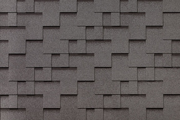 Гибкая черепица Roofshield Premium Модерн Серый с оттенением