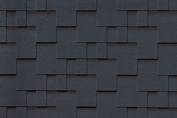 Гибкая черепица Roofshield Premium Модерн Бархатно-черный