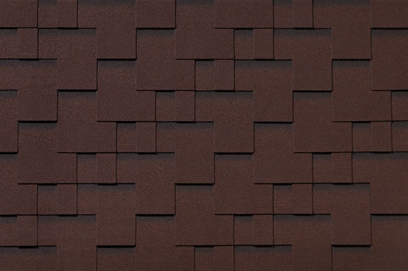 Гибкая черепица Roofshield Premium Модерн Каштан