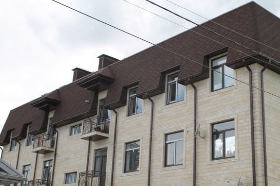 Гибкая черепица Roofshield Premium Модерн Каштан