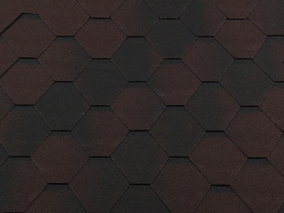 Гибкая черепица Roofshield Classic Стандарт Коричневый Антик