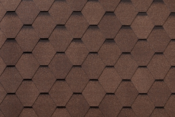 Гибкая черепица Roofshield Classic Стандарт Коричневый топаз