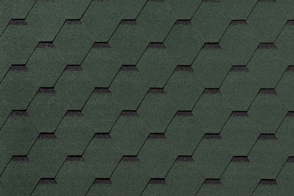 Гибкая черепица Roofshield Family Light Стандарт Зеленый с оттенением