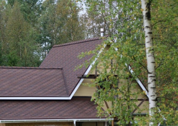 Гибкая черепица Roofshield Family Light Модерн Коричневый с оттенением