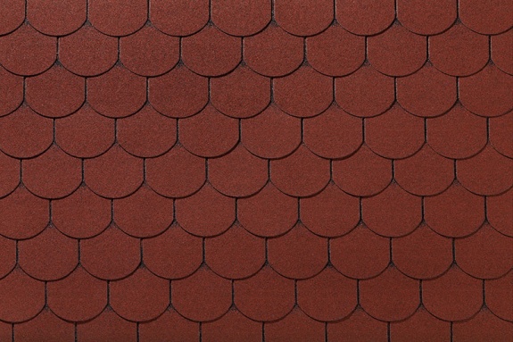 Гибкая черепица Roofshield Family Light Готик Красный