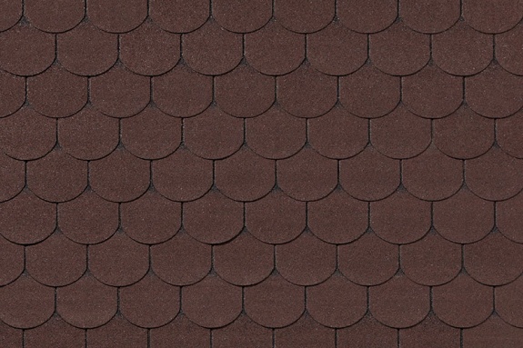 Гибкая черепица Roofshield Family Light Готик Коричневый с оттенением