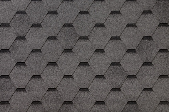 Гибкая черепица Roofshield Family Eco Light Стандарт Серый с оттенением