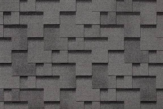 Гибкая черепица Roofshield Family Eco Light Модерн Серый с оттенением