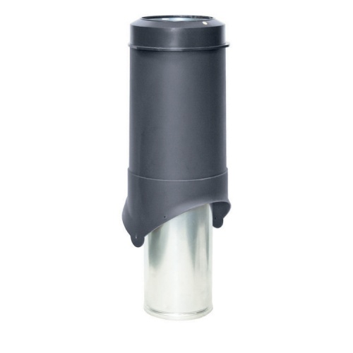 Выход вентиляции Krovent Pipe-VT 150is/500 серый