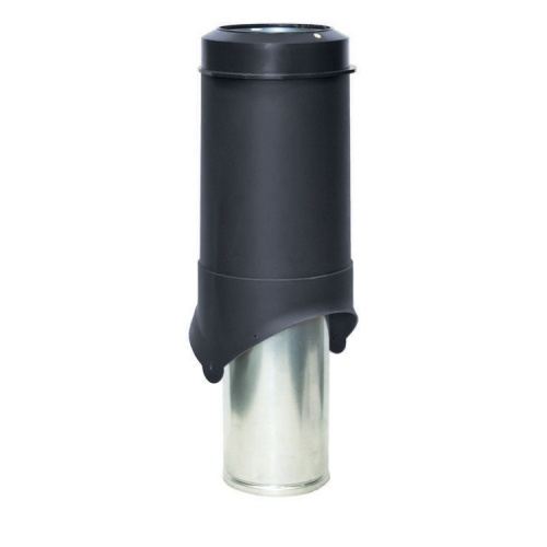 Выход вентиляции Krovent Pipe-VT 150is/500 черный