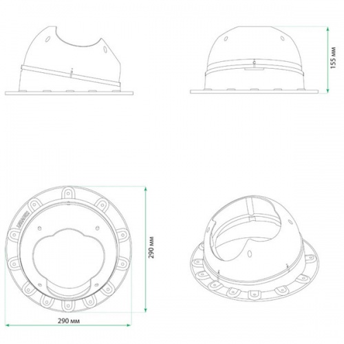 Основание Krovent Base-VT Seam серый