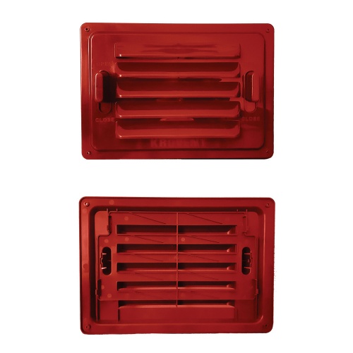 Вентиляционная регулируемая решетка для цоколя KROVENT кирпичная