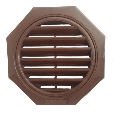 Вентиляционное окно для чердака коричневое