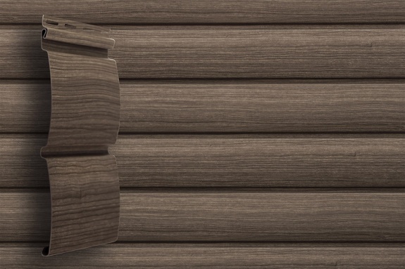 Блок-хаус Grand Line Tundra 3,0 виниловый D4,8 кедр