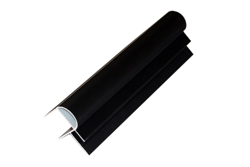 Профиль угловой для ступени черный