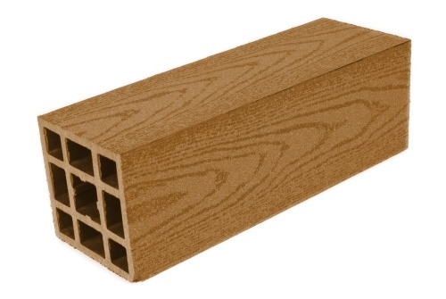 Столб Grand Line гладкий 100х100 мм Бронза 4м