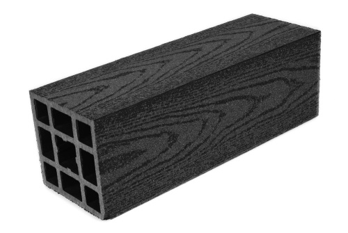 Столб Grand Line гладкий 100х100 мм Графит 4м