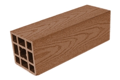 Столб Grand Line гладкий 100х100 мм Какао 3м