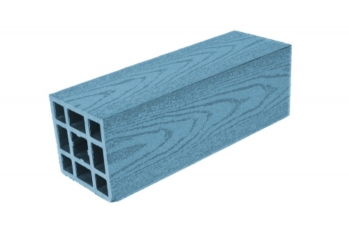 Столб Grand Line гладкий 100х100 мм Синий 4м