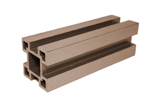 Столб Grand Line с пазами 100х100 мм Бронза 3м