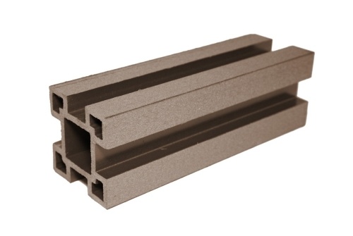 Столб Grand Line с пазами 100х100 мм Какао 4м