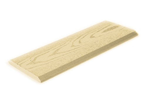 Торцевая планка Grand Line 118х11 мм Слоновая кость 3м